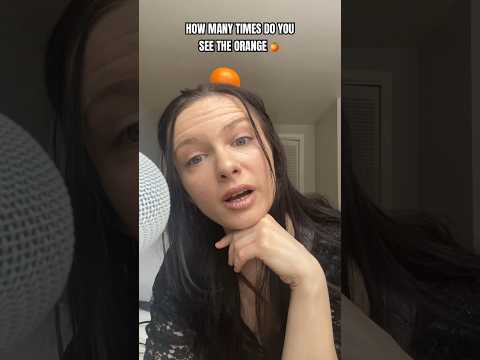 ASMR FOR ADHD COUNT WITH ME 🍊 #asmr #shorts #asmrsounds #shortsvideo #shortsviral