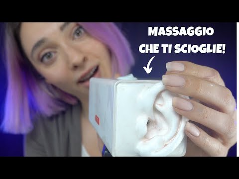 UN MASSAGGIO ALLE TUE ORECCHIE CHE TI SCIOGLIERA' | ASMR