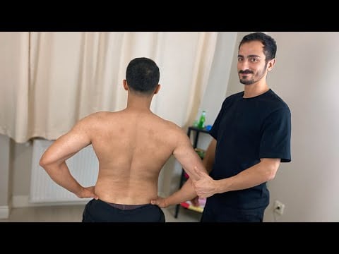 ASMR Back Massage on Chair
