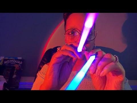 ASMR nonsensical eye exam *BRIGHT LIGHTS*