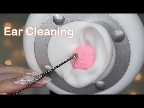 ASMR Relaxing Sleep Ear Cleaning/Deep Sleeping - 脳の疲れをとる耳かき [疲労回復,リラックス効果] No Talking