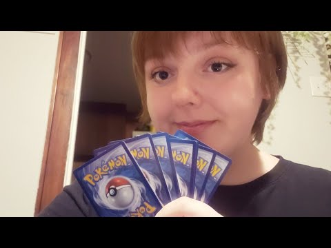 ASMR- Pokémon Cards Opening (mystery pokemon cards 50 pcs from amazon)