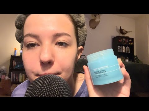 ASMR Helping you with your night routine