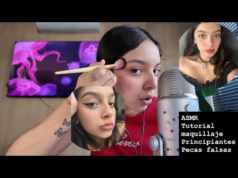 ASMR TUTORIAL MAKEUP Para grabar TikTok CON PECAS| SOFIWI