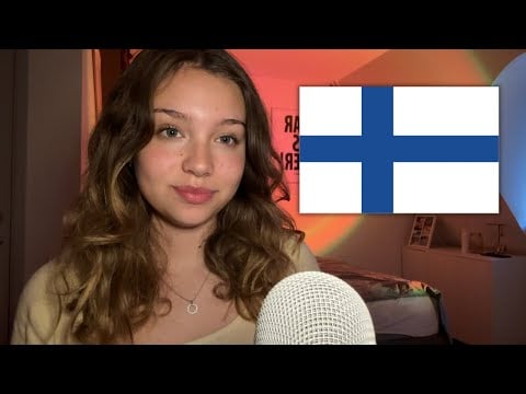 ASMR in Finnish! 🇫🇮💗 Trigger Words and Close Whispers✨