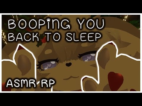 Caught On Christmas And Booped Back To Sleep [VR ASMR][Popping Sounds][Fireplace Ambience][Whispers]