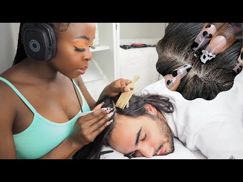 ASMR Scalp Nitpicking WHITEHEADS ~ Triggers FOR SLEEP - no talking 🤫