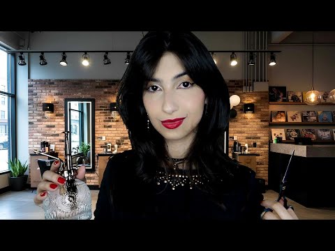 ASMR Barbearia: fazendo seu cabelo e barba 💈✂️