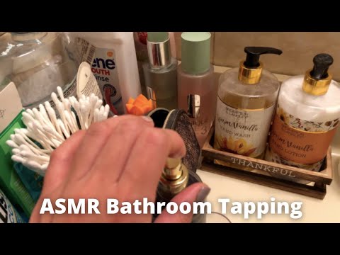 ASMR Tapping Around the Bathroom