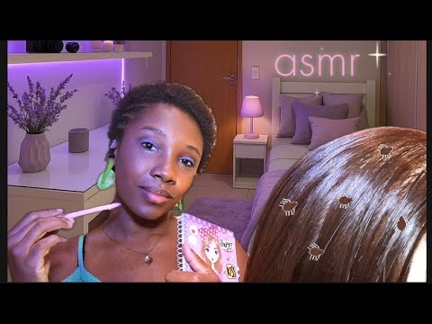 ASMR/ TIRANDO SEU PIOLHO APÓS A AULA NO MEU QUARTO.(asmr caseiro,relaxante,com sussurros)