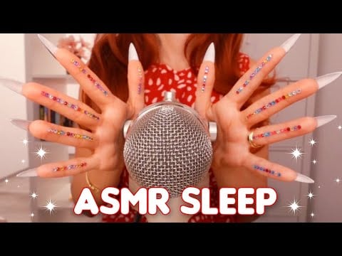 ASMR SLEEP 🌛 Mic Scratching, Crunchy Sounds, Tapping, Plastic Wrap over Mic, Mic Brushing No Talking