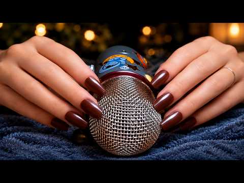 ASMR Tapping & Scratching no Microfone | Unhas Postiças para Relaxar 
