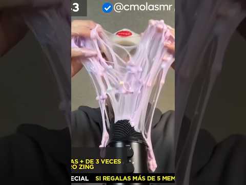 NO VUELVO HACER ESTO 😡 #asmr CON SLIME #shorts #viral #asmrvideo #slime