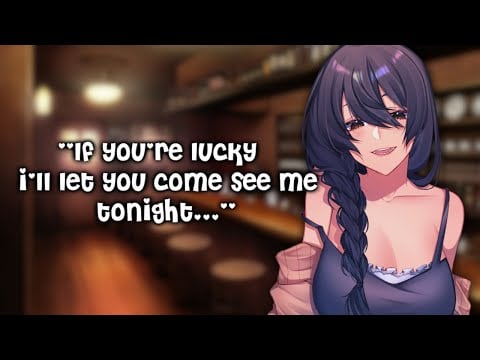 Flirty Popular Girl Finally Gets You Alone (At the bar) (Come over?) (Kissing) (F4A)