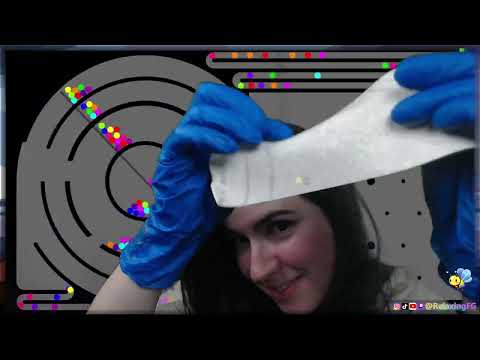 ASMR - Blue Gloves & 3M Microfoam Tape