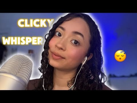 ASMR- ESME ASMR CLICKY RAMBLE +MAKEUP GO TO SLEEP!💤