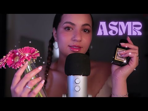 ASMR subtle mouth sounds and trigger tapping | GER