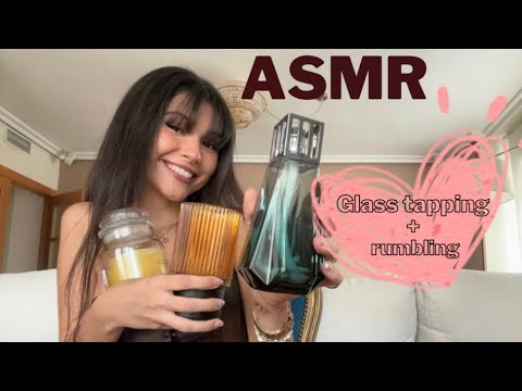 ASMR Lofi glass tapping + scratching + whispered rumbling…