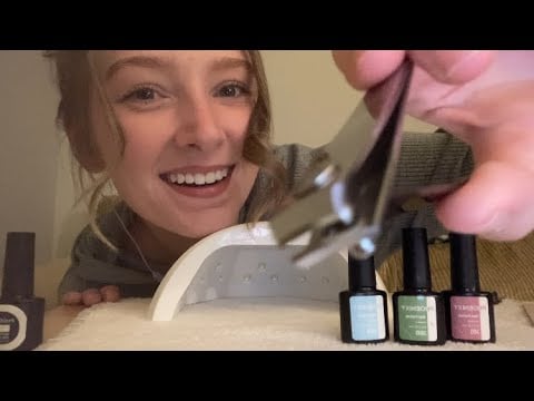Personal Attention ASMR 💤 Doing Your Nails 💅🏽 