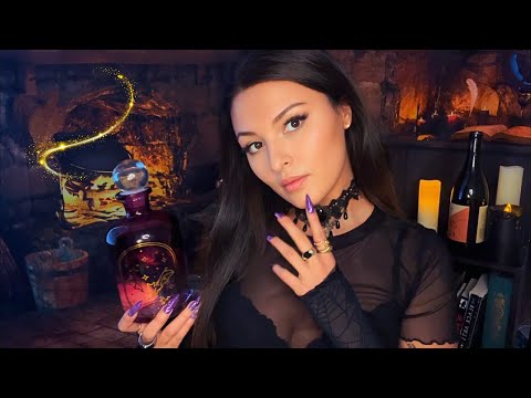 ASMR I Put A Spell On You ✨ | Good Witch Helps You Manifest (Whispered Sounds, Potion Making)