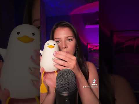 Duck asmr triggers 🐥 #asmr #relax #asmrtriggers #tingles #randomtriggers #sleep #asmrtriggers