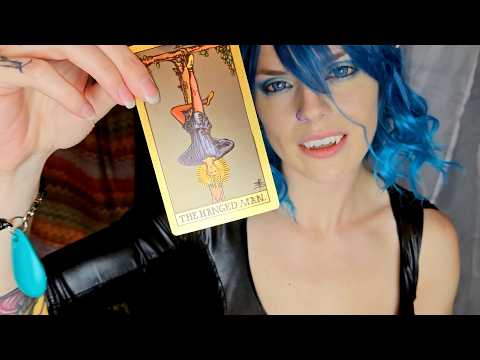 ASMR Roleplay | Tarot Reading From A Vampire | Tanya | (cards, tapping, quiet carnival ambience)