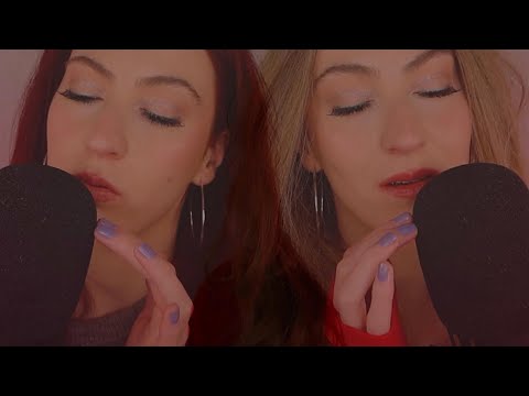 ASMR Twin Inaudible and Unintelligible Whispering