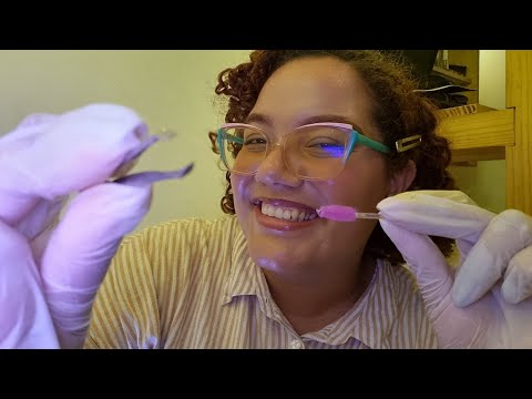 ASMR FAZENDO SUA SOBRANCELHA 2X MAIS RÁPIDO ⏩⏩💕