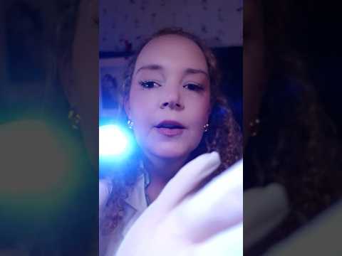 ASMR Say Aah👅 Throat & Tongue Exam with Light Triggers #shorts