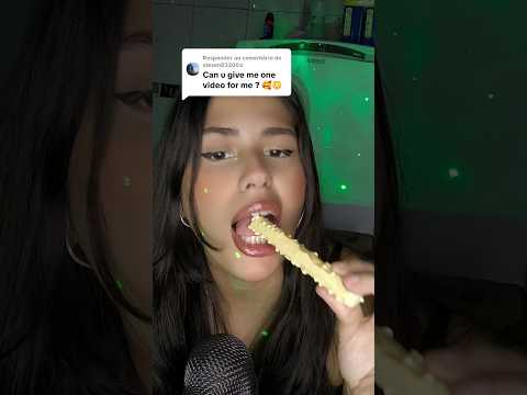 ASMR COMENDO DOCE #asmr #mukbang