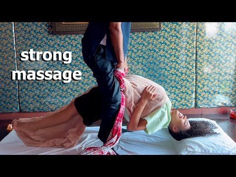 ASMR: STRONG Ancient Thai Wisdom Loin Cloth MASSAGE!