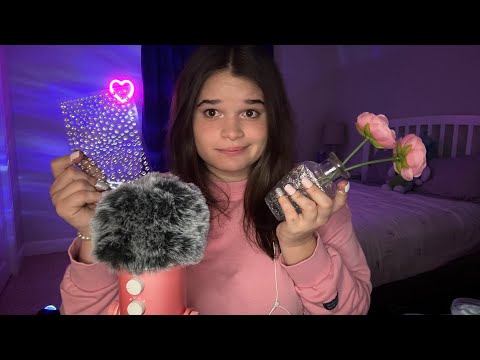 ASMR Random Tingly Triggers w/ Whisper Rambles For Sleep! [Fidget toys, Mouth Sounds, Rambles]