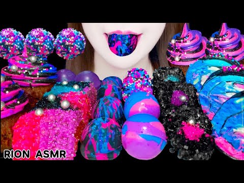 【ASMR】【咀嚼音 】GALAXY DESSERTS ギャラクシーデザート PLANET GUMMI HONEYCOMB MUKBANG 먹방 食べる音 EATINGSOUNDS