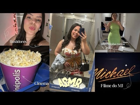 ASMR VLOG: meu feriado prolongado, faxina na casa nova, fui ver Michael no cinema.. 🎞️