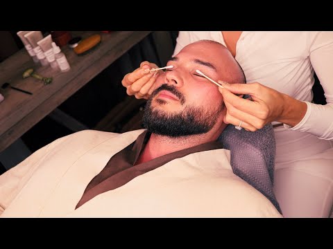 The Most RELAXING Face Treatment ASMR 💆🏻‍♂️ Real Person ASMR