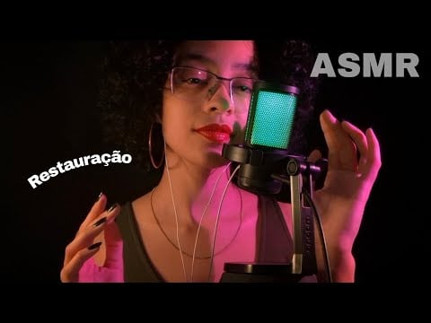 ASMR LENDO SALMOS 51 E 85 🕊 - sussurros, sons de mãos e sons de lareira para relaxar ❤️