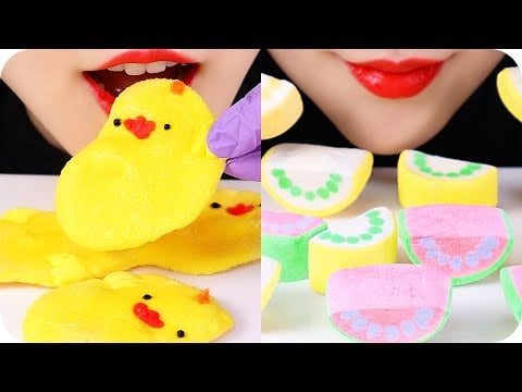 FROZEN MARSHMALLOWS ASMR COMPILATION 🐤