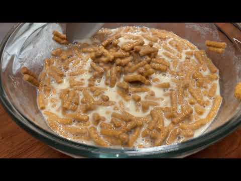 ASMR - Fiber One Cereal With Milk Sound -Triggers ~ 99:99% Tingles 😝 Brain Massage ~Good for sleep