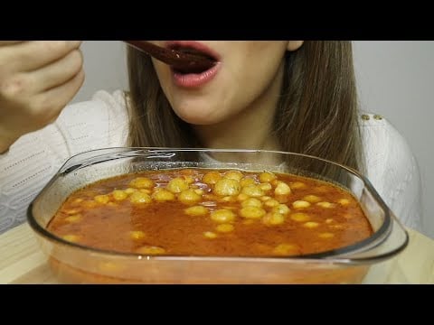 ASMR CHICKPEA & BULGUR BALLS SOUP (GANADIR) / PICKLES / no talking / CREMA ASMR #asmr #mukbang #soup