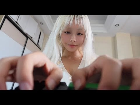 ASMR pure keyboard tapping and scratching