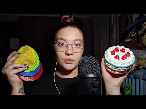 CAKE SQUISHY & SPUGNE TRIGGEROSE 😴💜 | ASMR ITA