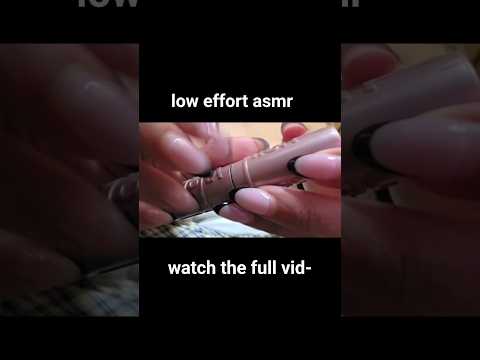 low effort asmr you dont have to pay attention to