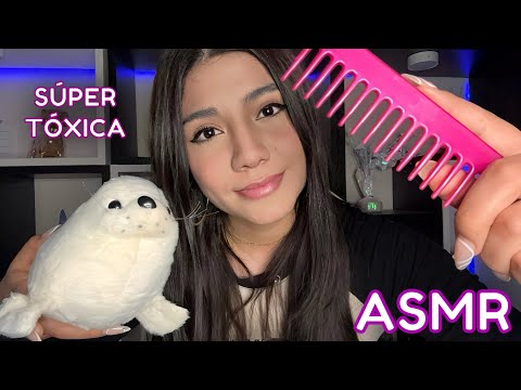 ASMR ESPAÑOL / Tu NOVIA extremadamente  TÓXICA y CELOSA TE DA MASAJES y MIMITOS para DORMIR RICO