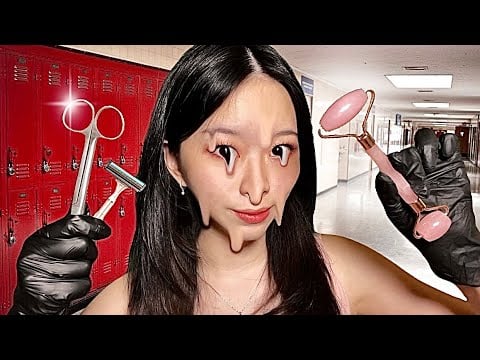 [ASMR] Spoiled Girl 🤑 Does Your PLASTIC SURGERY in Class