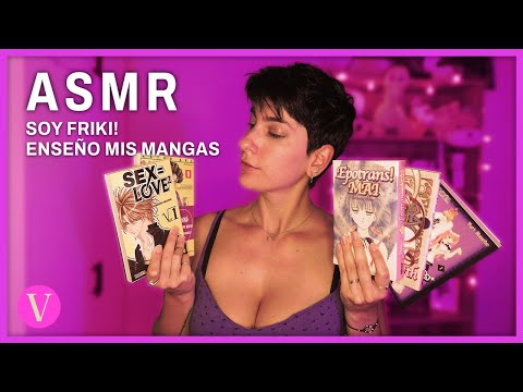 ASMR | Soy FRIKI y OTAKU. Te enseño mis mangas y comics + Susurros