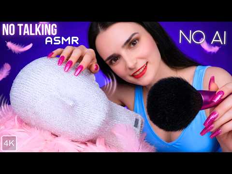 ASMR No Talking to Sleep ALL Night 😴 BEST Mic Scratching , Massage & Brushing Sounds to Relax ASAP