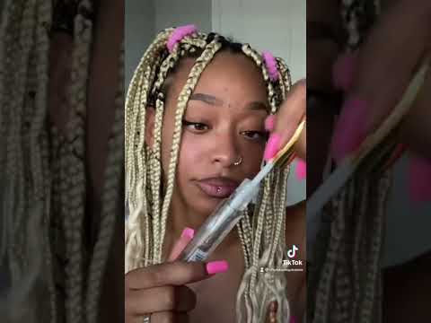 ASMR Liner + Lipgloss Tutorial 🫶🏽