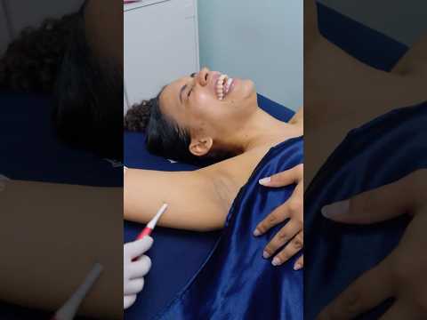 ASMR: Ticklish 4-Hand Body Shave & IPL Laser for Permanent Hair Removal #shorts