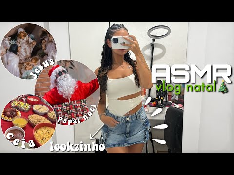 ASMR VLOG - UMA NOITE DE NATAL! 🎄 | arrume-se comigo, ceia…