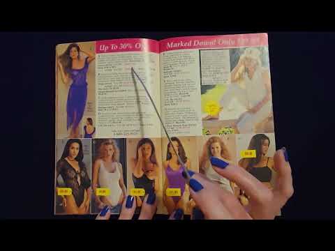 ASMR | Frederick's of Hollywood 1994 Catalog Show & Tell (Whisper)